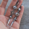 Strass ster oorbel hanger