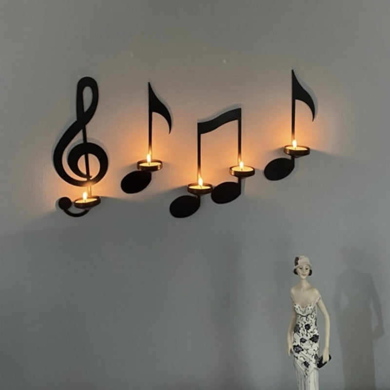 Sarindo™ | Muzieknoot Wandkandelaar
