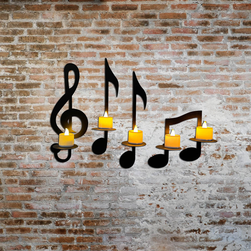 Sarindo™ | Muzieknoot Wandkandelaar