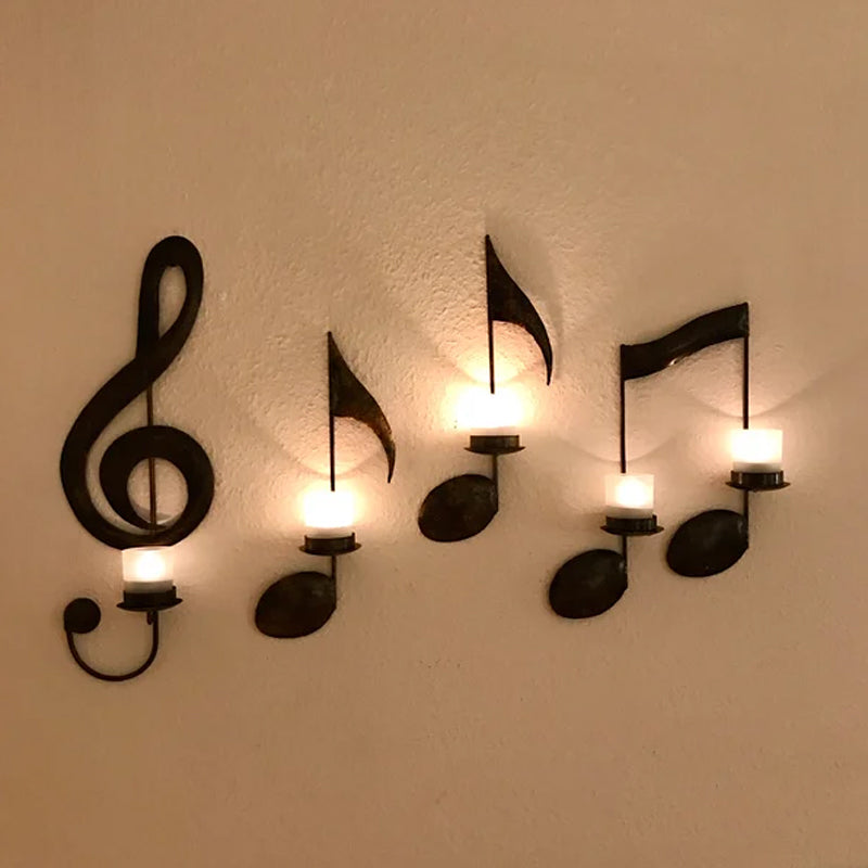 Sarindo™ | Muzieknoot Wandkandelaar