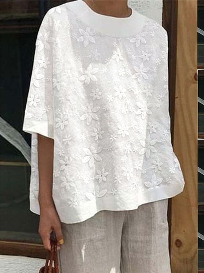 Basic Short Sleeve Plain T-Shirt