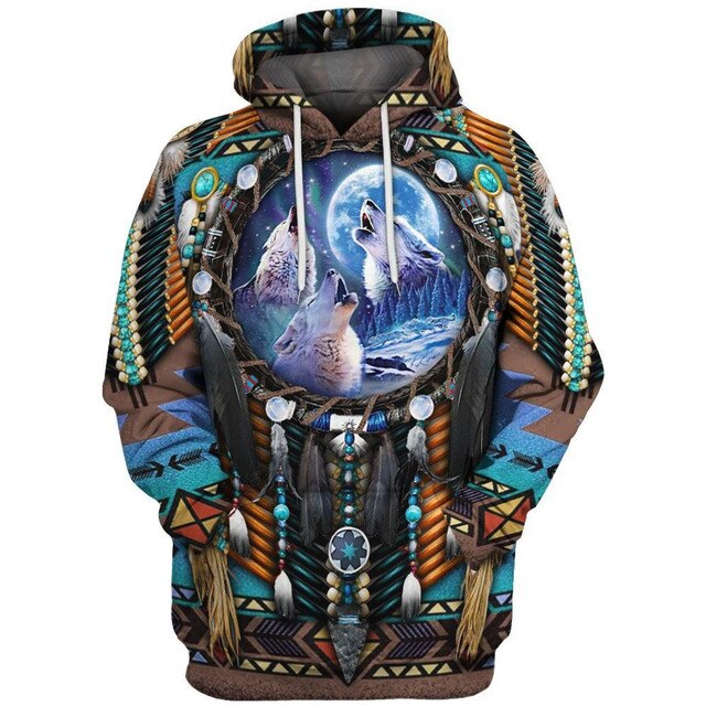 Sarindo™ Native American Hoodie