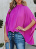 Stand Collar Cover-Up Tops