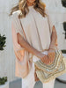 Stand Collar Cover-Up Tops