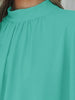 Stand Collar Cover-Up Tops