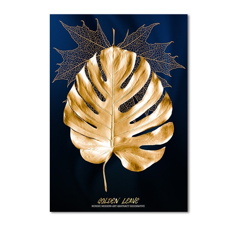 Sarindo™ - Gouden Bladeren Kunst