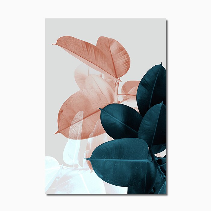Sarindo™ - Roze Blad Kunst