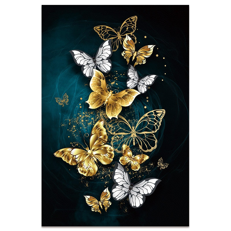 Sarindo™ - Gouden Vlinder Kunst