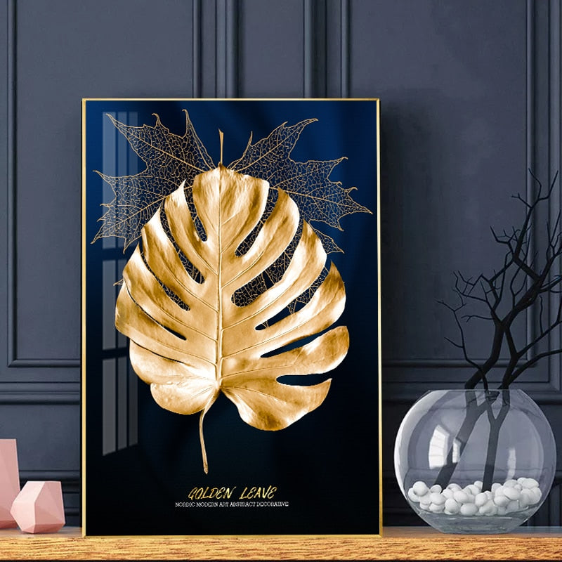 Sarindo™ - Gouden Bladeren Kunst