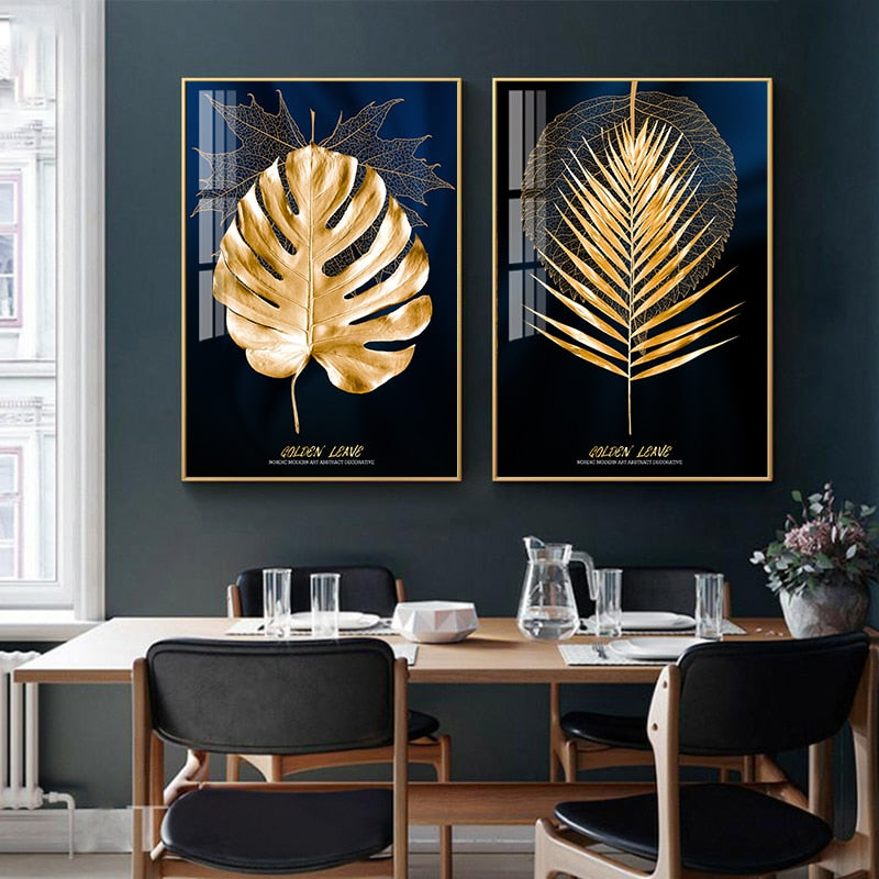 Sarindo™ - Gouden Bladeren Kunst