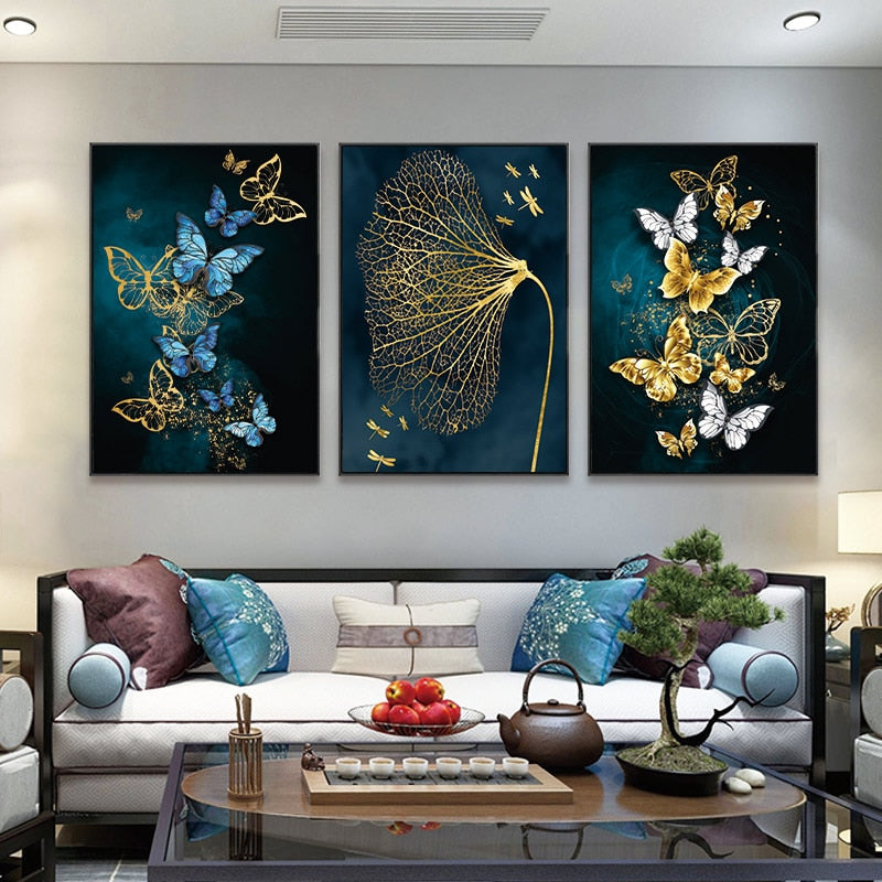 Sarindo™ - Gouden Vlinder Kunst