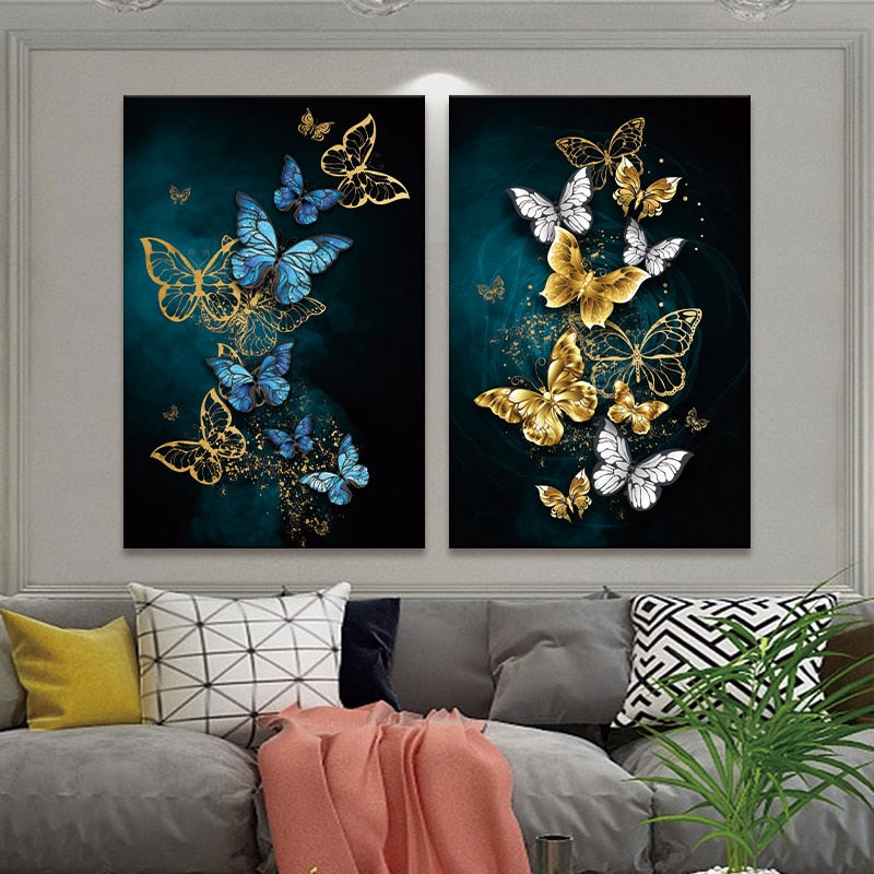 Sarindo™ - Gouden Vlinder Kunst