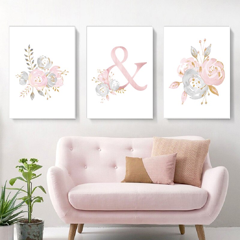Sarindo™ - Roze Naam Kunst
