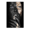 Sarindo™ - Goud gezicht Canvas