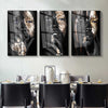 Sarindo™ - Goud gezicht Canvas