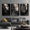 Sarindo™ - Goud gezicht Canvas