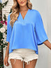 V-Neck Half Sleeve Tops