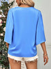 V-Neck Half Sleeve Tops