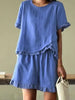 Ruffle Top and Wide-leg Short