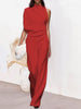 Stand Collar Sleeveless Jumpsuit